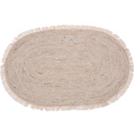 Covor de living oval, frunze de porumb, 80 x 50 cm