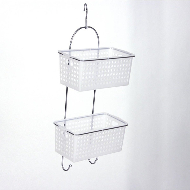 Raft pentru baie, suport de dus, 2 niveluri