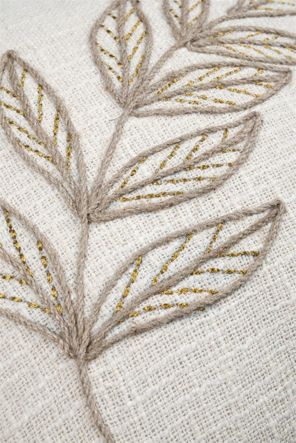 Pernă decorativă HEMERA cu franjuri, 40 x 40 cm