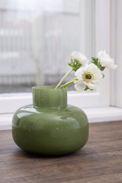 Vază decorativă din sticlă colorată ILMA, 16 cm