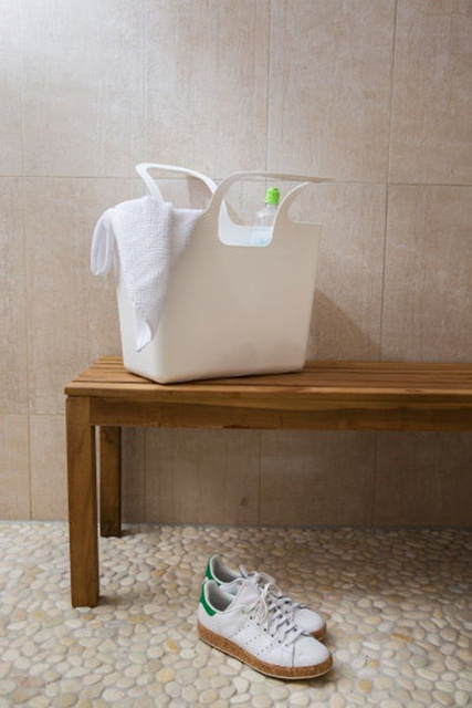 Geantă multifuncțională pentru cumpărături, plajă TASCHE XL, KOZIOL, cosmos negru