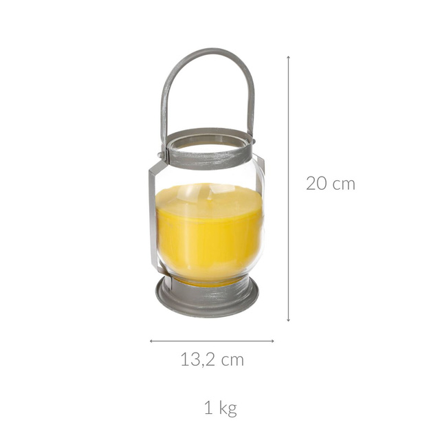 Lumanare impotriva tantarilor, cu felinar, 1 kg