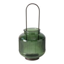 Suport pentru lumânări din sticlă ZENOR, 29 cm