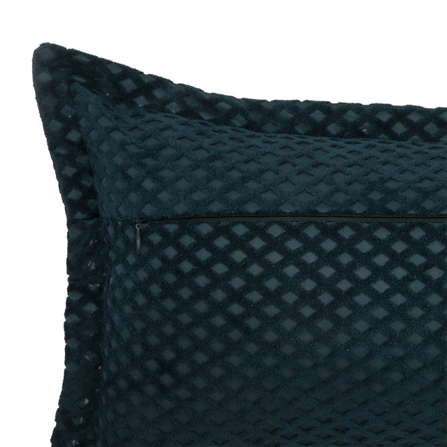 Perna dreptunghiulara din catifea CHECK, 30 x 50 cm