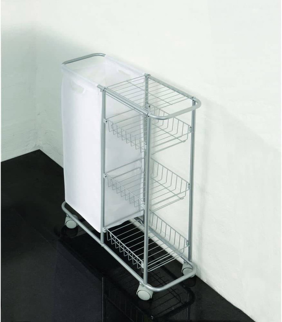 Carucior multifuncțional SLIM - raft de bucătărie, baie, WENKO