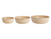 Set de boluri din bambus PURO, 3 piese