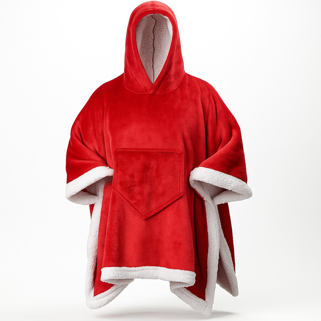 Poncho de Crăciun pentru adulți
