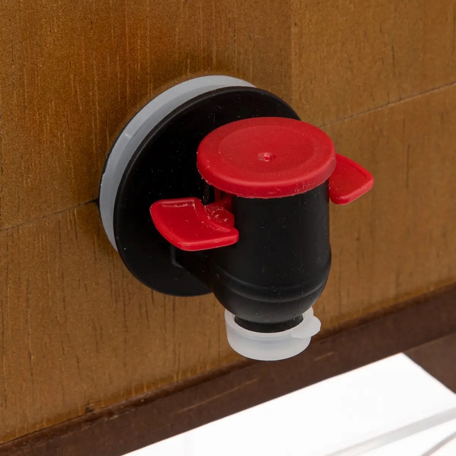 Distribuitor pentru vin BARREL, din lemn de mango, înălțime 31,3 cm