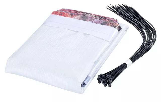 Husa pentru balcon cu trandafiri, 5 m x 85 cm