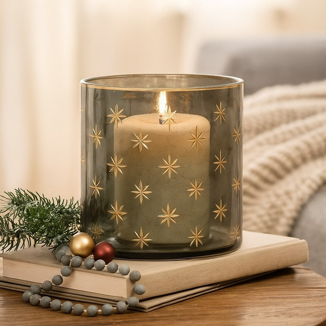 Candelabru pentru tealight în formă de pahar, Ø 10 cm