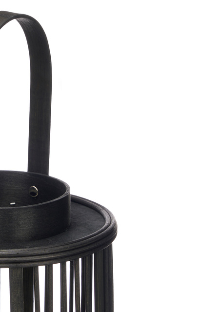 Felinar din bambus ELYSIAN, Ø 16,5 x 39 cm