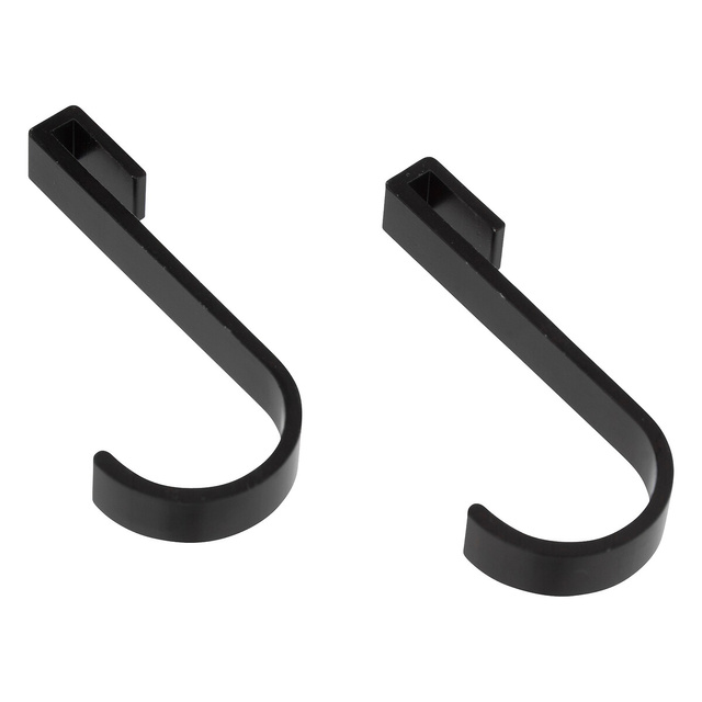 Raft de baie pentru dus, aluminiu, negru, 32,5 x 13 x 5,8 cm