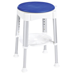Taburet pentru dus, sezut pivovant, inaltime 41.5-59 cm
