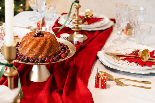 Suport modern pentru tort din sticlă, Ø 28 cm