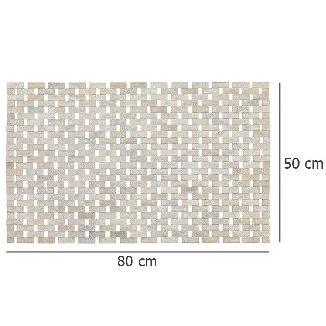 Covoare din bambus BAMBOO, covoraș de baie, WENKO, bej