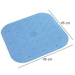 Covoare antiderapante pentru cada NATURAL RUBBER, 45 x 45 cm, albastru