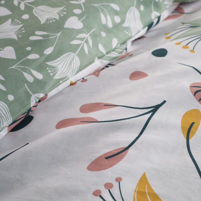 Lenjerie din flanel COO, dublă față, 220 x 240 cm