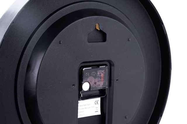 Ceas de perete Atmosphere, Ø 35 cm, negru