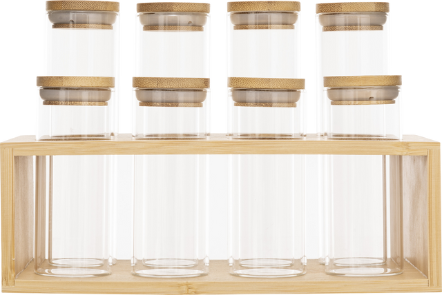 Set de recipiente pentru condimente EPICE, 4 x 80 ml și 4 x 120 ml