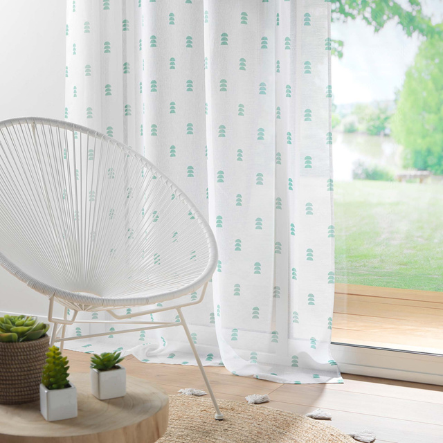 Perdea GEOKID, model geometric, 140 x 240 cm