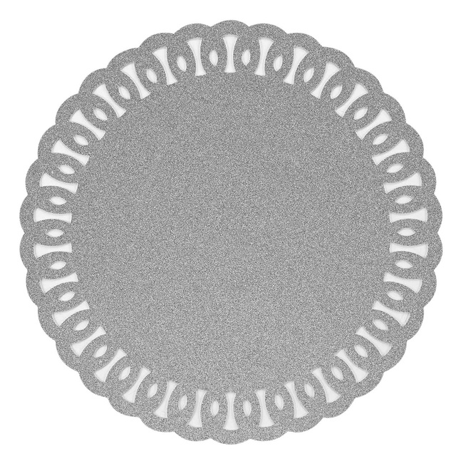 Suport de masa, sclipici, GUIRLANDE, Ø 38 cm