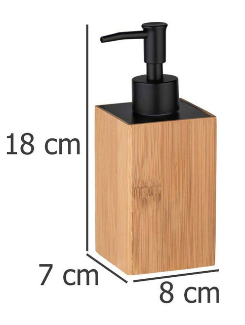 Dispenser săpun lichid Padua Bamboo, Bambus, 210 ml, WENKO
