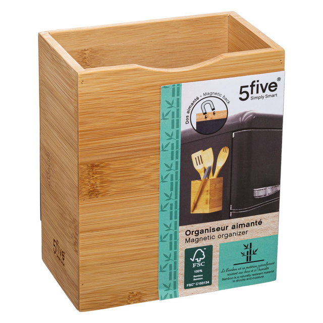 Organizator bucatarie cu magnet, S, bambus