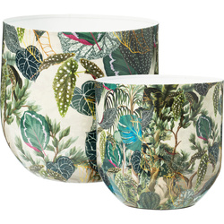 Masche metalice CATE pentru ghivece, 2 bucăți