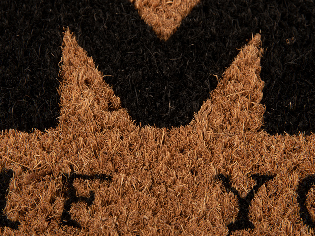 Covoare de intrare din fibră de nucă de cocos COME IN, 75 x 26 x 2 cm