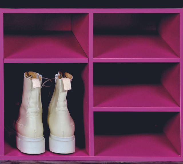 Dulap pentru 5 perechi de pantofi, cu sezut, 51,5 x 48 cm