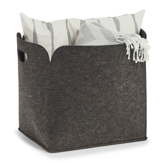 Cos depozitare, Zeller, 36 x 28 x 36 cm, Gri