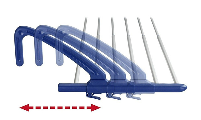 Uscător de haine cu lățime reglabilă, suport portabil pentru haine - WENKO