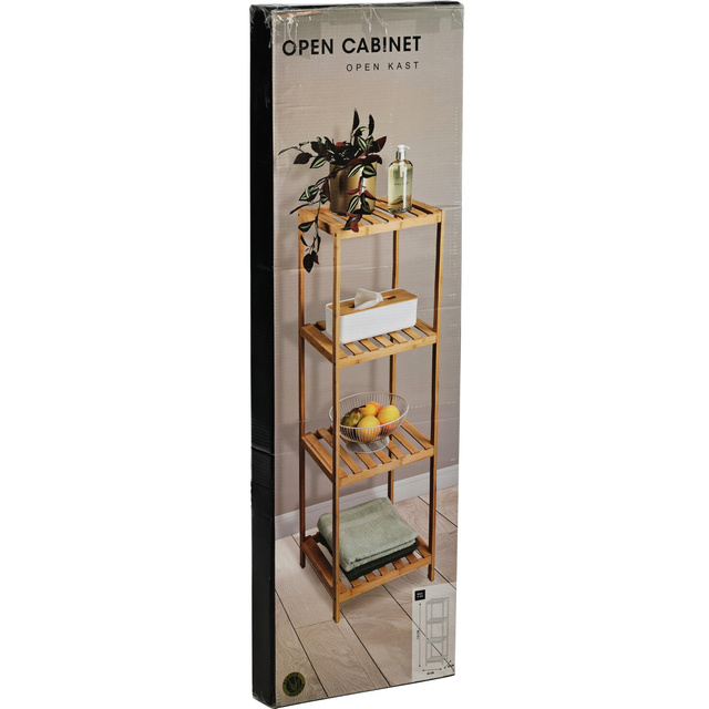 Raft din bambus pe 4 niveluri, 110 cm