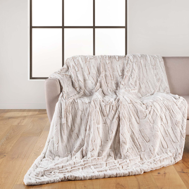 Pătură moale din blană artificială, LYNX