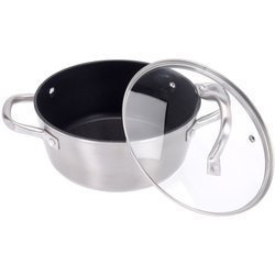 Oala cu capac Ø 20 x 9 cm, aluminiu