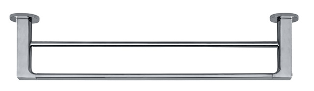 Suport prosop dublu MARIBOR, 60 cm, instalare fara gaurire UV-Loc, WENKO