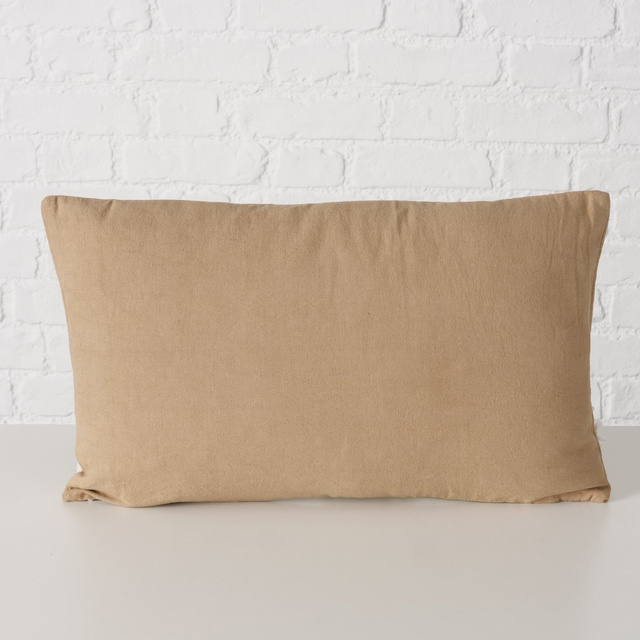 Perna decorativă brodată MARIELLE cu flori, 49 x 29,3 cm