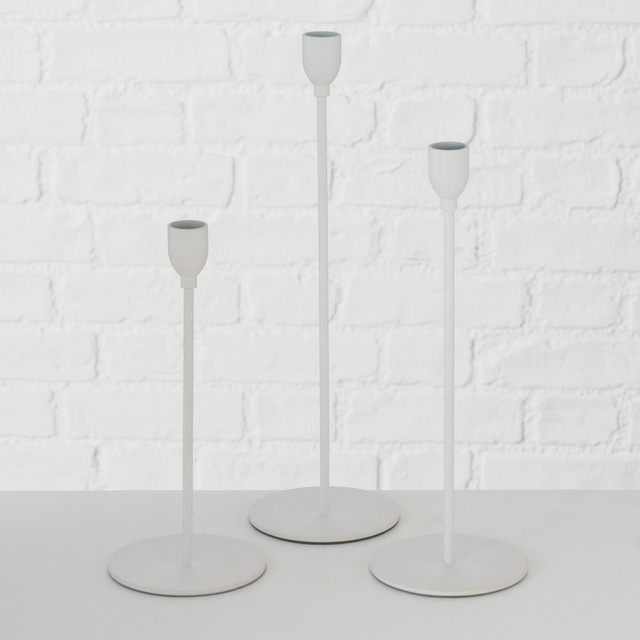 Sfeșnice metalice pentru lumânări de cină, MALTE