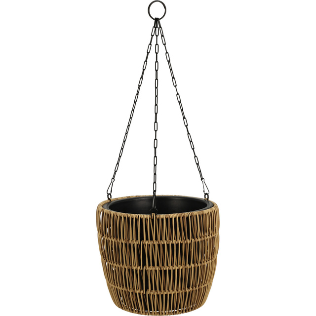 Vaza suspendata, husa din ratan sintetic, Ø 26 x 22 cm