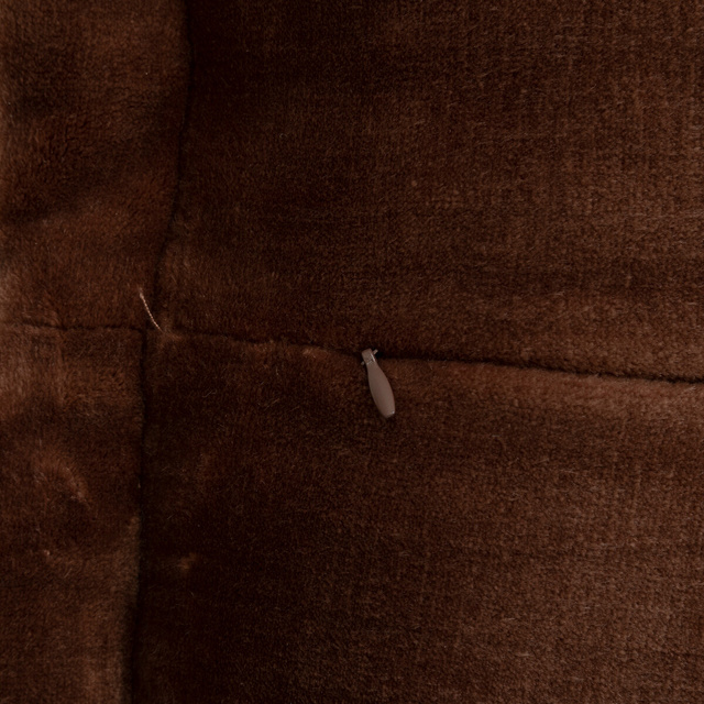 Pernă flanelată 550 Cuddly maro 53 x 53 cm