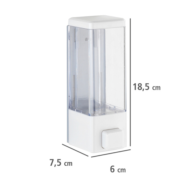 Distribuitor de sapun si dezinfectant ISTRES, alb, 320 ml, Wenko