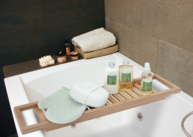 Raft de baie pentru cadă BAMBOO SPA, lungime 64 cm