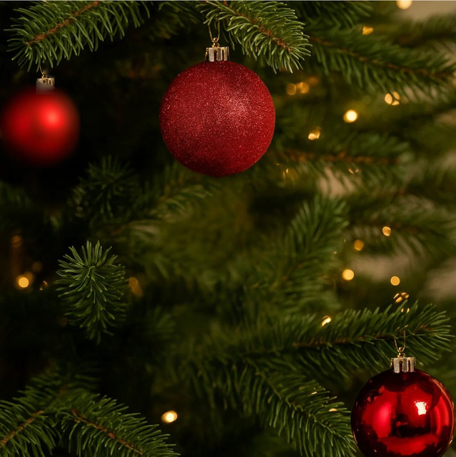 Globuri in diverse finisaje, Ø 8 cm, 4 buc.