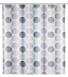 Perdea de dus Pastel Dots, 180 x 200 cm, WENKO