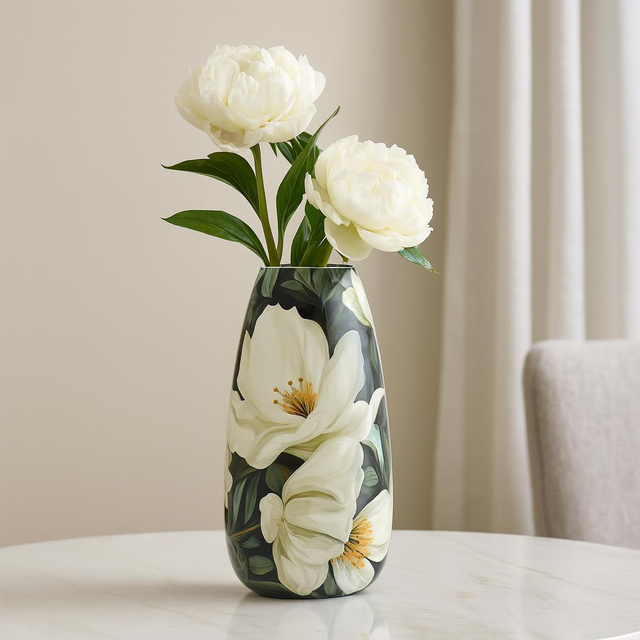 Vază decorativă BADU din metal, Ø 15 cm