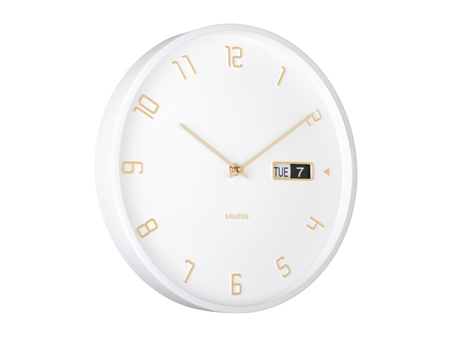 Ceas de perete DATA FLIP, Ø 30 cm