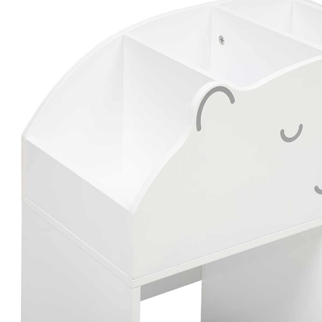 Raft pentru cărți pentru copii ursulet TEDDY, 56 x 30 x 64 cm