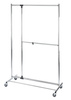 Cuier mobil pentru haine PROFISSIMO, Argintiu, 188x116x49 cm, WENKO
