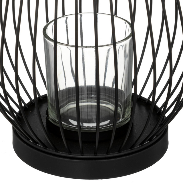 Suport metalic pentru o lumanare, 23,5 cm