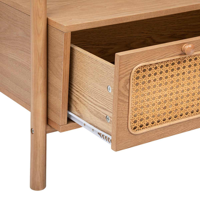 Cuier cu dulap pentru pantofi TIRIA, plasă vieneză, 162 cm